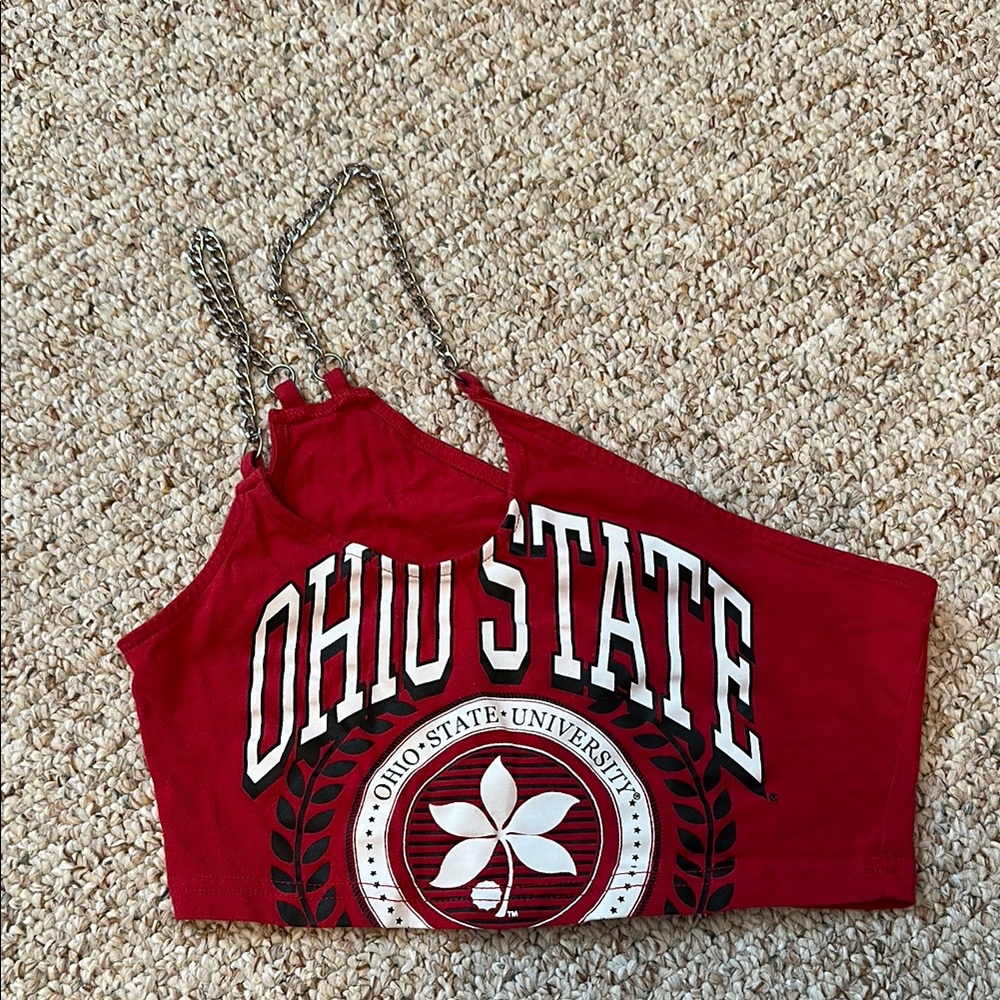 Ohio State University Red Crop Top